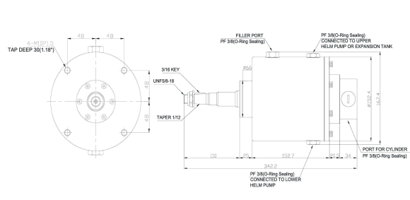Насос для системы гидравлического управления NHP120, Sea First Насос для системы гидравлического управления NHP120, Sea First