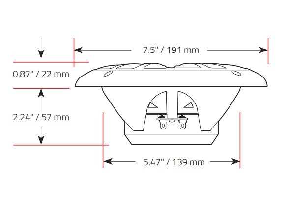 Морская магнитола BOSS MG150W.6 (комплект2)