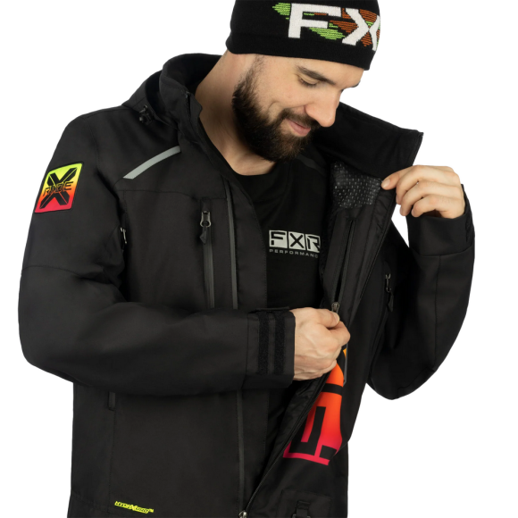 Комбинезон FXR Recruit без утеплителя Black/Sherbert, 2XL