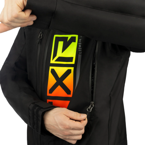 Комбинезон FXR Recruit без утеплителя Black/Sherbert, 2XL