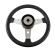 Рулевое колесо DELFINO обод черный, спицы серебряные д. 340 мм
