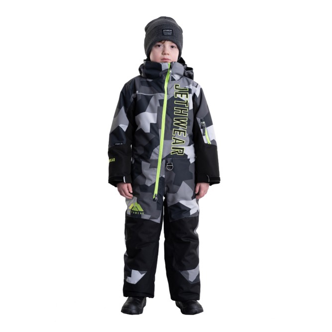 Детский комбинезон Jethwear Odin &amp; Olivia с утеплителем Grey Camo, 122-128