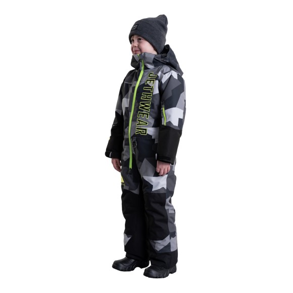 Детский комбинезон Jethwear Odin & Olivia с утеплителем Grey Camo, 122-128