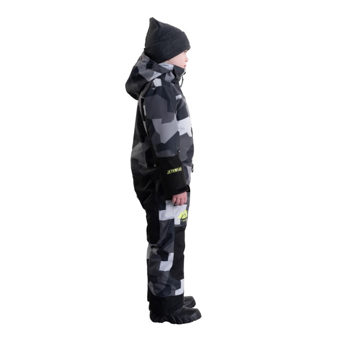 Детский комбинезон Jethwear Odin &amp; Olivia с утеплителем Grey Camo, 122-128
