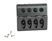 Панель бортового питания 4 переключателя, индикация, предохранители Панель бортового питания 4 переключателя, индикация, предохранители