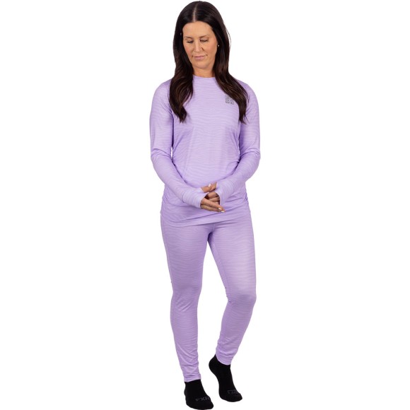 Термоштаны FXR Atmosphere Lavender Zebra, S