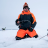 Полукомбинезон FXR Excursion с утеплителем Orange/Black, XL