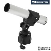 Держатель спиннинга сквозной на леер быстросъемный, алюминий Держатель спиннинга сквозной на леер быстросъемный, алюминий