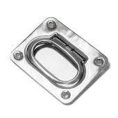 Ручка потайная SUNFINE 75х58мм, нержавеющая сталь Ручка потайная SUNFINE 75х58мм, нержавеющая сталь