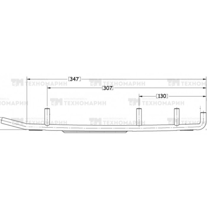 Конек лыжи BRP (комплект 2шт)  A-04-0-4-464