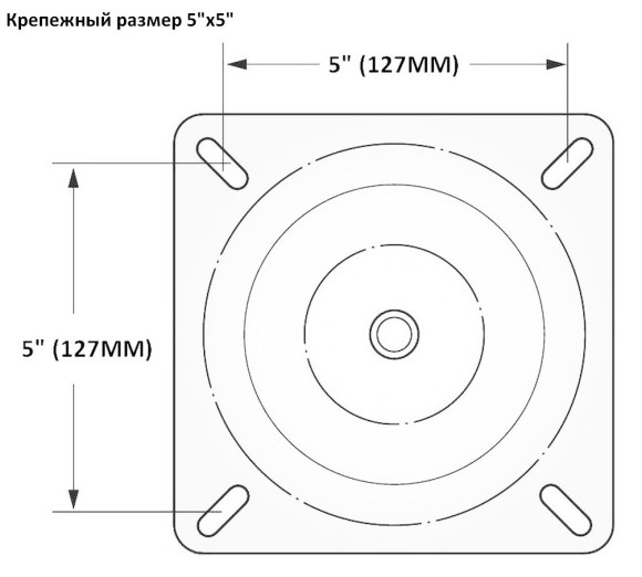 Переходник-основание для сидений 175х175 мм Переходник-основание для сидений 175х175 мм