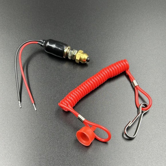 Кнопка аварийного выключения двигателя с чекой BRP (410106700) (KINETIX)