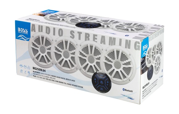 Морская магнитола BOSS MG250W.64 (комплект4)