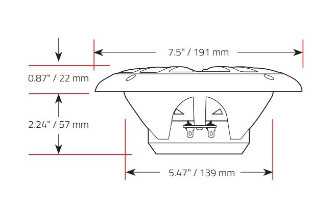 Морская магнитола BOSS MG250W.64 (комплект4)