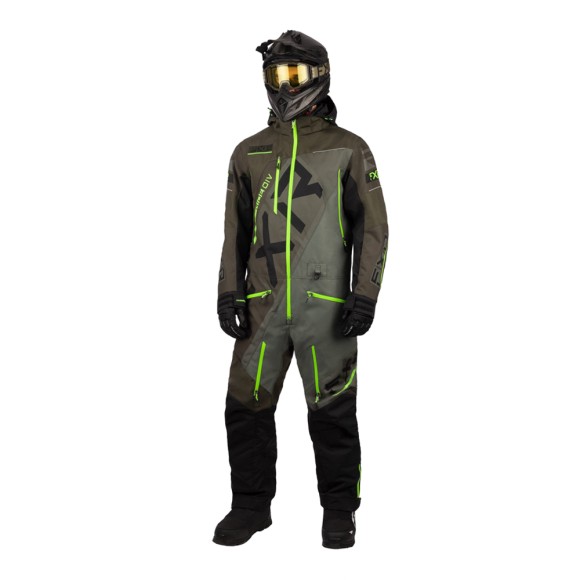 Комбинезон FXR CX без утеплителя Dark Olive/Lime, 2XL