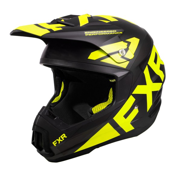 Шлем FXR Torque Team Black/Hi Vis, 2XL Шлем FXR Torque Team Black/Hi Vis, 2XL