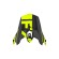 Шлем FXR Torque Team Black/Hi Vis, 2XL