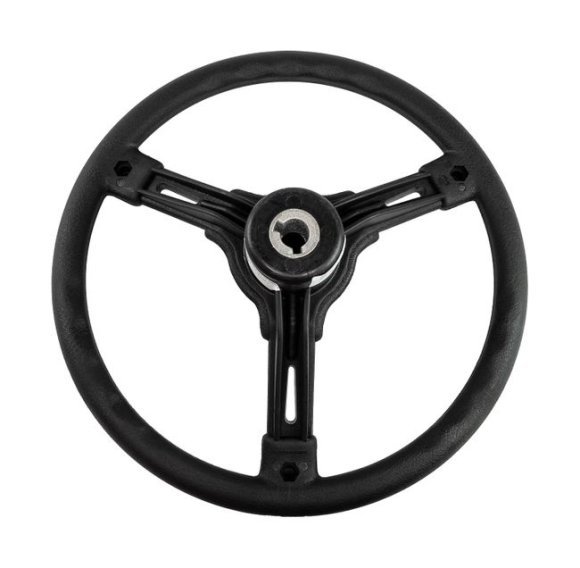 Рулевое колесо RIVIERA черный обод и спицы д. 350 мм