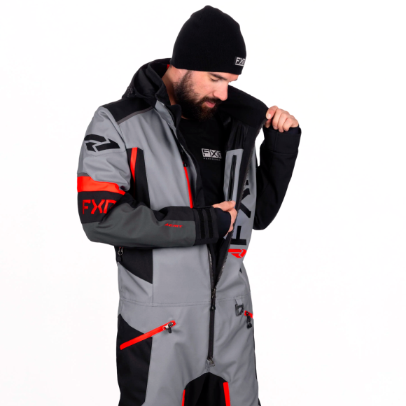 Комбинезон FXR Helium без утеплителя Titanium/Red, 2XL Комбинезон FXR Helium без утеплителя Titanium/Red, 2XL