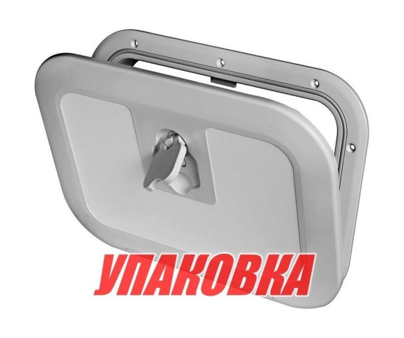 Люк смотровой 280 х 380 мм, серый (упаковка из 2 шт.)