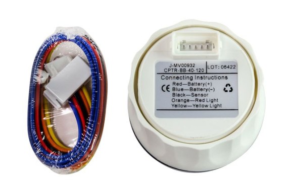 Указатель температуры двигателя 40-120 гр., черный циферблат, черный ободок, д. 52 мм, Marine Rocket Указатель температуры двигателя 40-120 гр., черный циферблат, черный ободок, д. 52 мм, Marine Rocket