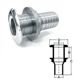 Стакан дренажный 1/2" с гайкой, нерж.сталь Стакан дренажный 1/2" с гайкой, нерж.сталь