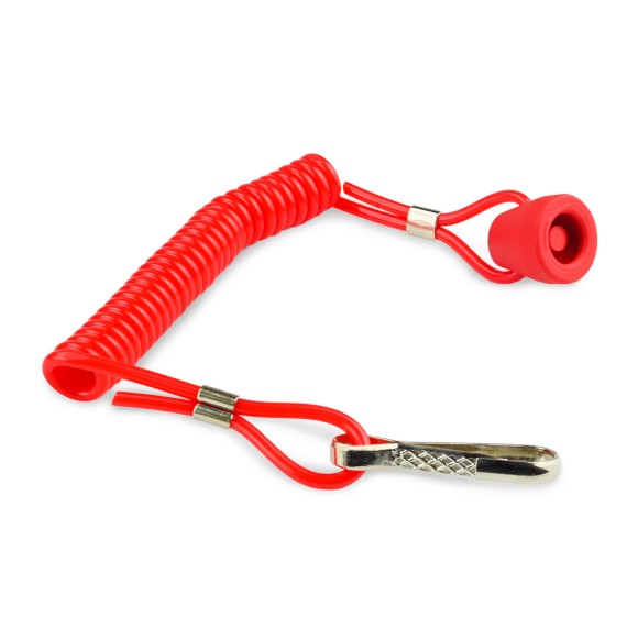 Кнопка аварийной остановки двигателя в сборе с чекой Sledex для Polaris