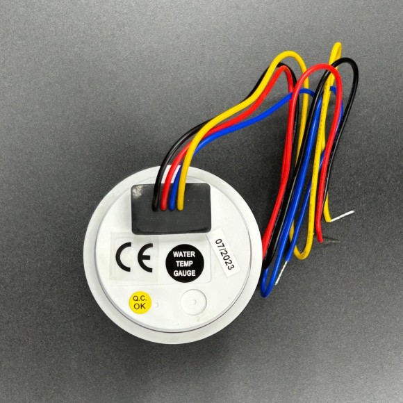 Указатель температуры воды (д.52мм; черный, хромированный ободок) (DEPO) Указатель температуры воды (д.52мм; черный, хромированный ободок) (DEPO)
