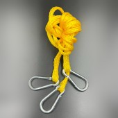 Трос буксировочный V-образный нейлоновый с карабинами (KINETIX)