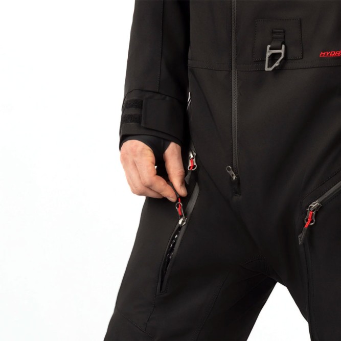 Комбинезон FXR Maverick F.A.S.T. с утеплителем Black/Red, L