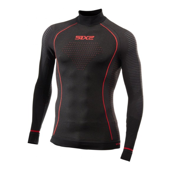Термокофта SIXS TS3W CU Black/Red, XS/S