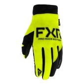 Перчатки FXR Cold Cross без утеплителя Black/Hi Vis, S