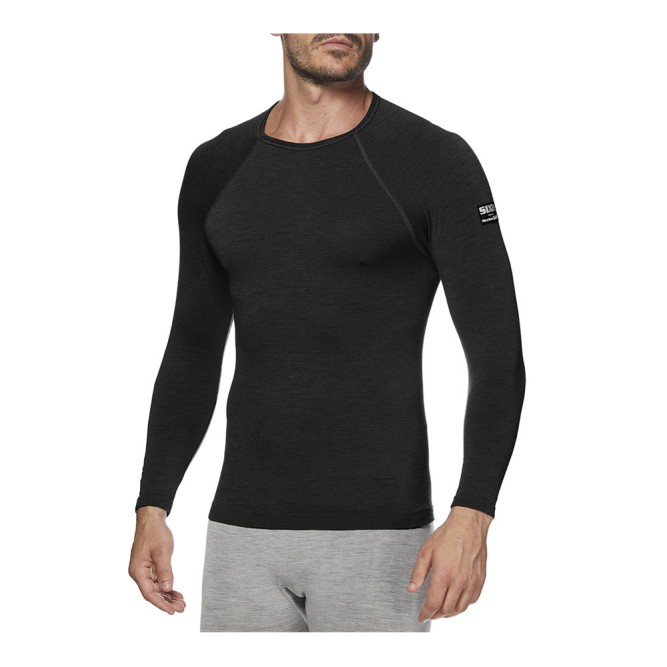 Термокофта SIXS TS2 MERINOS Wool Black, S/M
