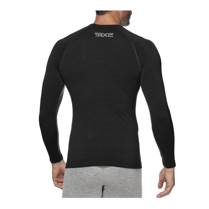 Термокофта SIXS TS2 MERINOS Wool Black, S/M