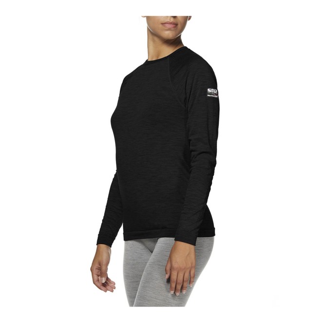 Термокофта SIXS TS2 MERINOS Wool Black, S/M