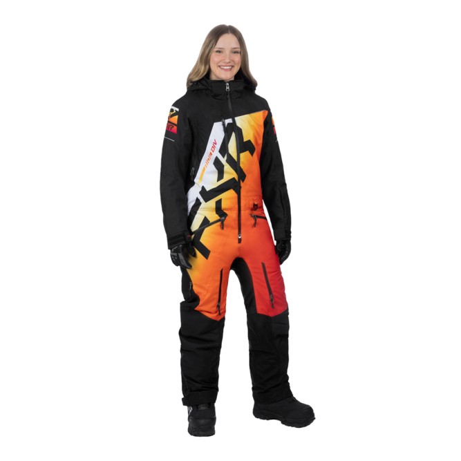 Комбинезон FXR CX без утеплителя Black/Sunrise, 8