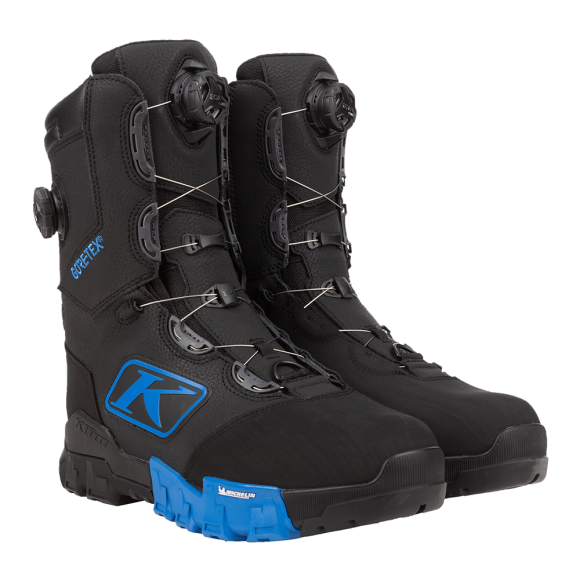 Ботинки Klim Adrenaline Pro S GTX Black/Electric Blue Lemonade, 8 Ботинки Klim Adrenaline Pro S GTX Black/Electric Blue Lemonade, 8