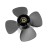 Винт гребной Solas 5113-100-05, 4x10x5 (R)