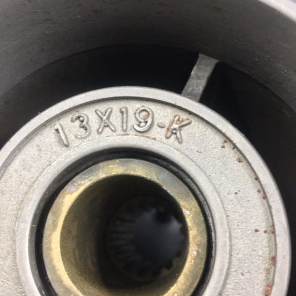 Гребной винт Yamaha 60-140, F70-F115 (3x13x19) (Сталь)
