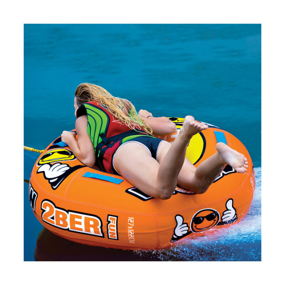 Баллон буксируемый 2Ber с электрическим насосом и буксирным тросом Баллон буксируемый 2Ber с электрическим насосом и буксирным тросом