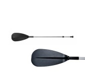 Весло для SUP-серфинга 180-230см черная лопасть, пластик, с алюм. веретеном Весло для SUP-серфинга 180-230см черная лопасть, пластик, с алюм. веретеном