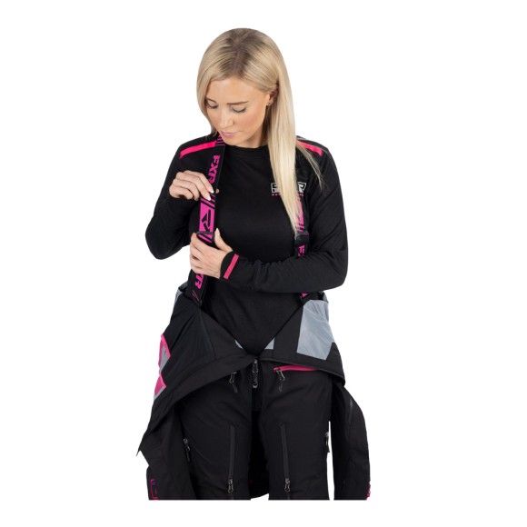 Комбинезон FXR Maverick F.A.S.T. с утеплителем Black/Neon Fusion, 4