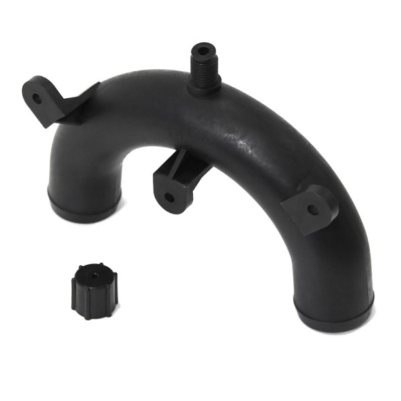 Колено SeaFlo 38 мм пластиковое с вентиляцией