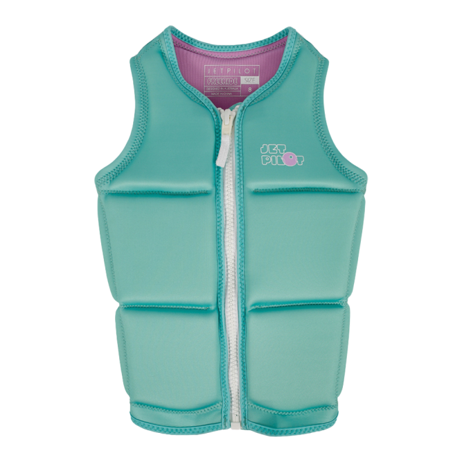 Детский страховочный жилет JetPilot Freeride Girls Eco Vest Teal, 165