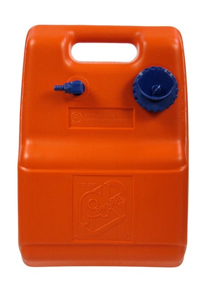 Бак топливный переносной без указателя уровня в комплекте с переходником "елочка", 12 л