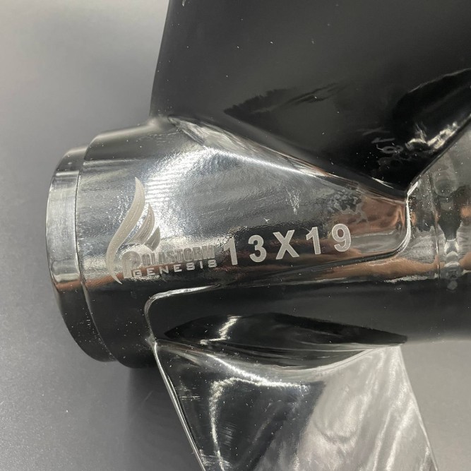 Гребной винт Suzuki DT75-DT140, DF60-DF70 (3x13x19) (Острая лопасть) (Polastorm Yanta)
