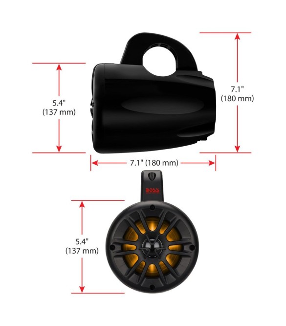Морская акустика на таргу BOSS BPS4B, MRWT40RGB.4