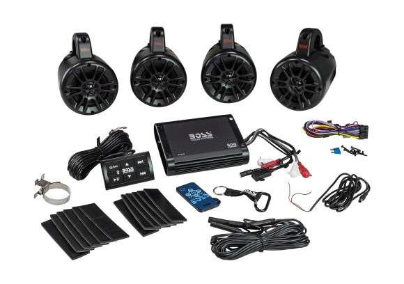 Морская акустика на таргу BOSS BPS4B, MRWT40RGB.4 Морская акустика на таргу BOSS BPS4B, MRWT40RGB.4