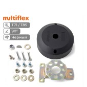 Кожух рулевого редуктора T71/T85 Multiflex, 90°, черный