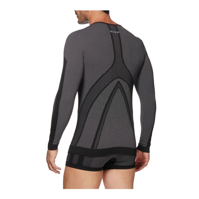 Термокофта SIXS TS2W с утеплителем Black Carbon, XS